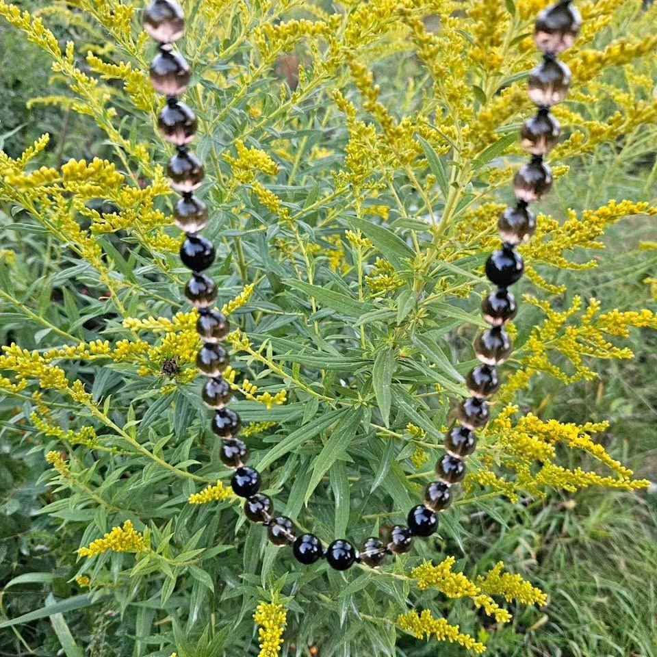 Smoky Quartz & Black Tourmaline Necklace