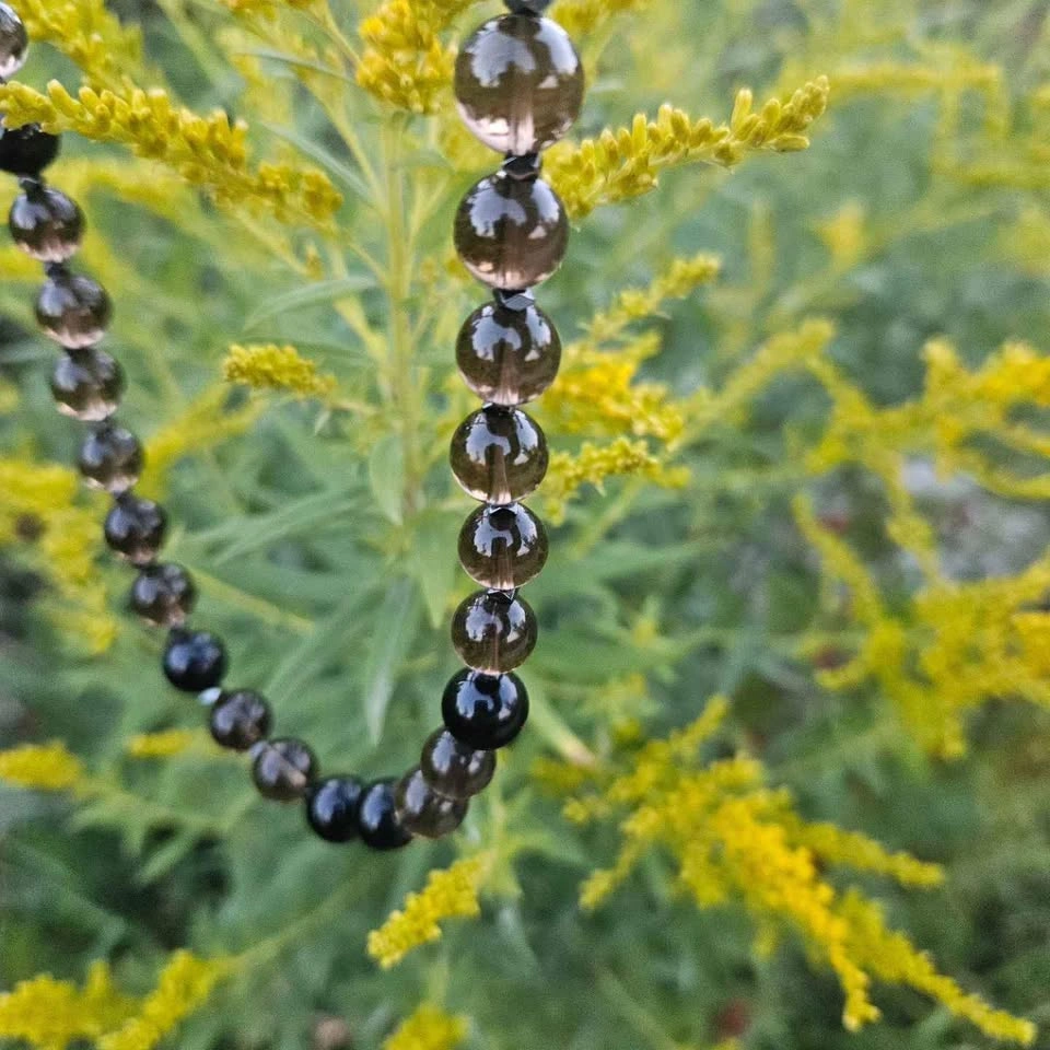 Smoky Quartz & Black Tourmaline Necklace - photo 4