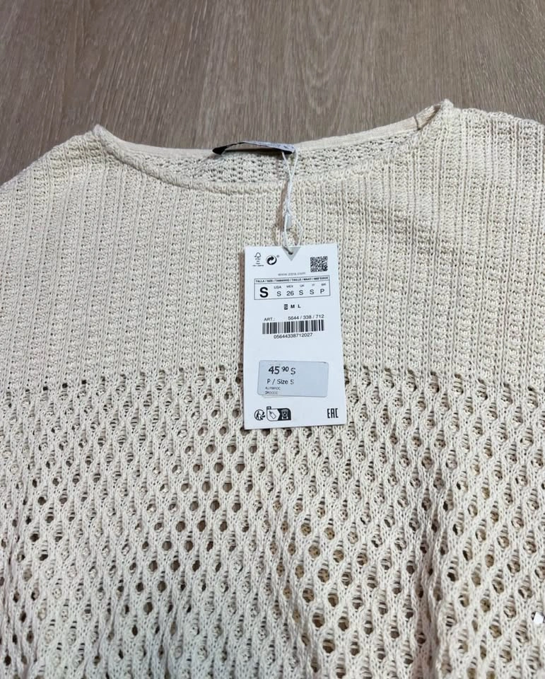 NWT Zara Crochet Knit Top and Shorts Set - photo 4