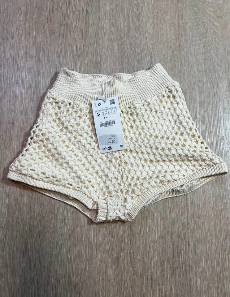 NWT Zara Crochet Knit Top and Shorts Set - photo 5