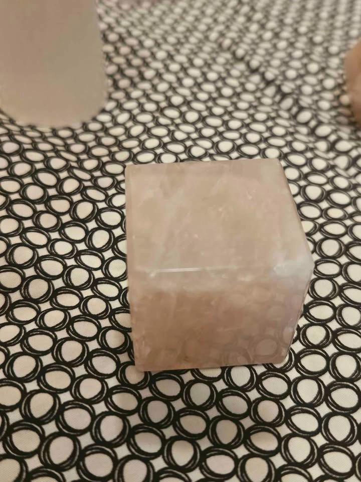 Sacred Geometry Rose Quartz - 5 Platonic Solids - photo 3
