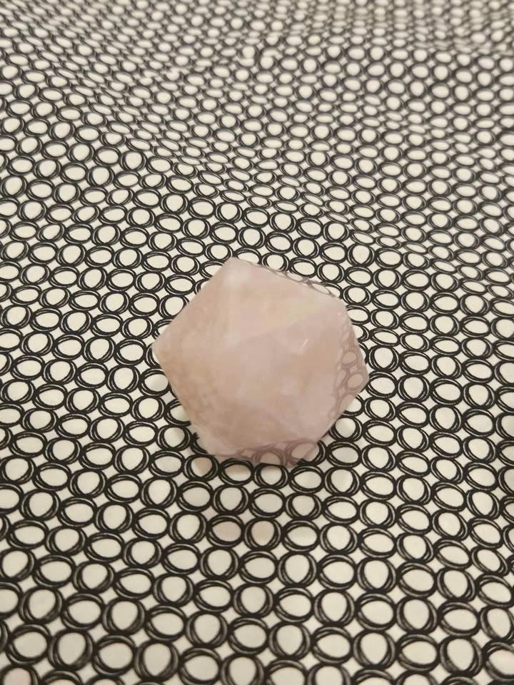 Sacred Geometry Rose Quartz - 5 Platonic Solids - photo 5
