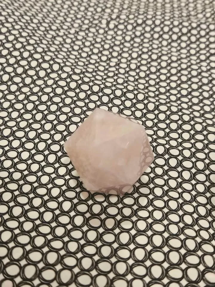 Sacred Geometry Rose Quartz - 5 Platonic Solids - photo 5