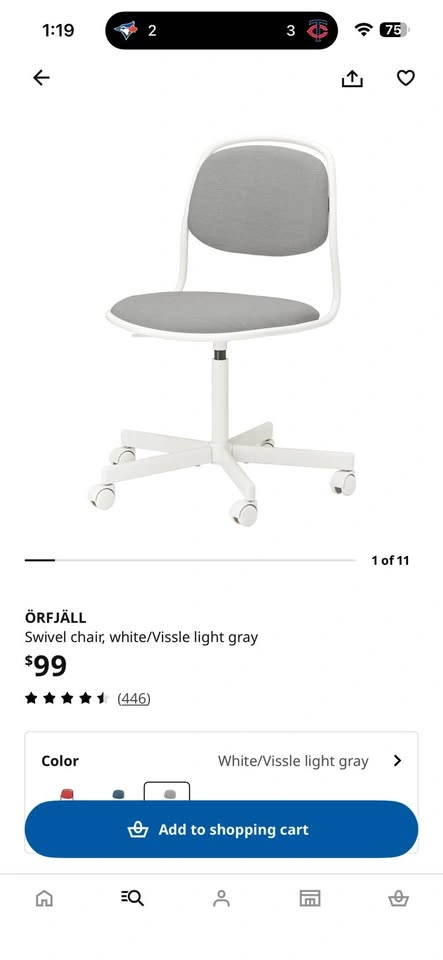 IKEA ÖRFJÄLL Swivel Chairs - photo 4