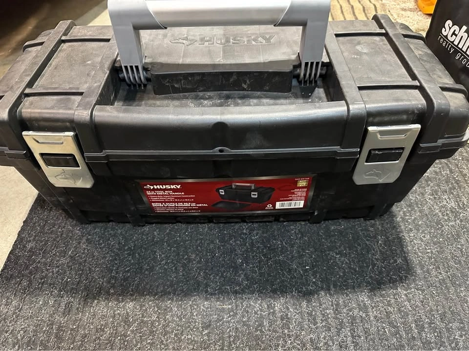 Husky 24 Inch Tool Box with Tools - photo 2