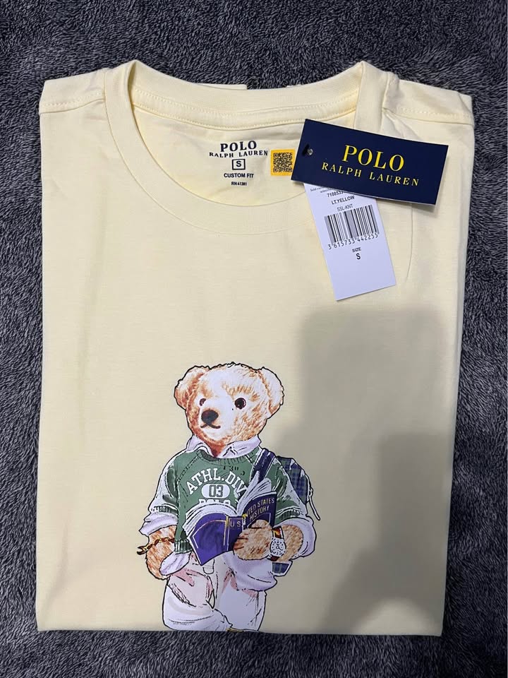 Polo Ralph Lauren Teddy Bear Tee Yellow S NWT - photo 2