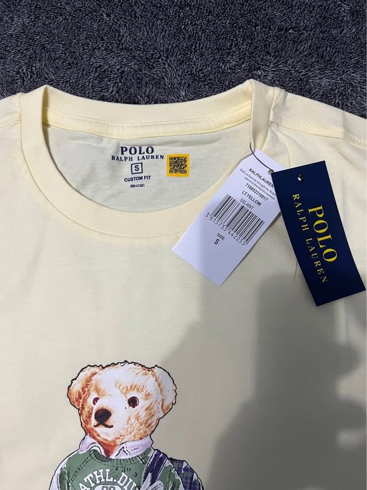 Polo Ralph Lauren Teddy Bear Tee Yellow S NWT - photo 4