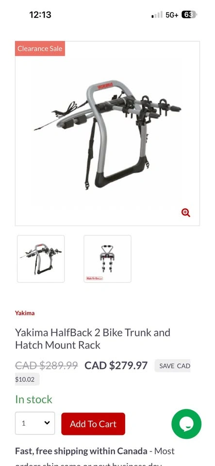 Yakima HalfBack 2 Bike Trunk Rack - photo 4
