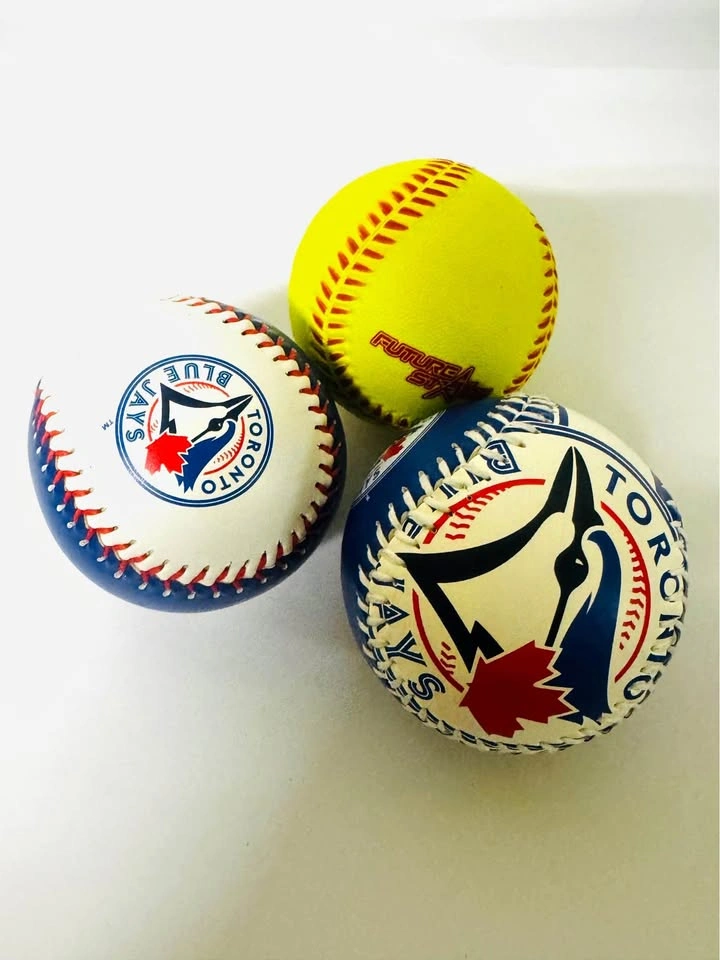 Toronto Blue Jays Baseballs + Softball Bundle (3 Balls)