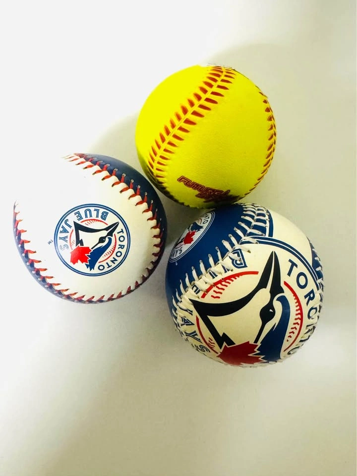 Toronto Blue Jays Baseballs + Softball Bundle (3 Balls) - photo 2