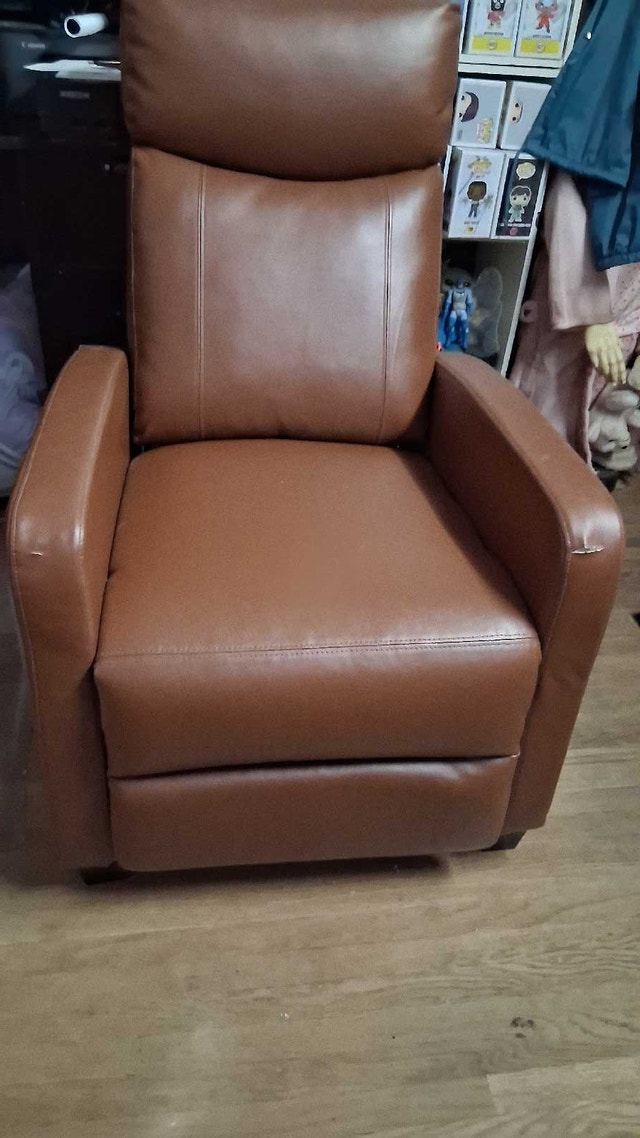 Faux Leather Manual Massage Recliner