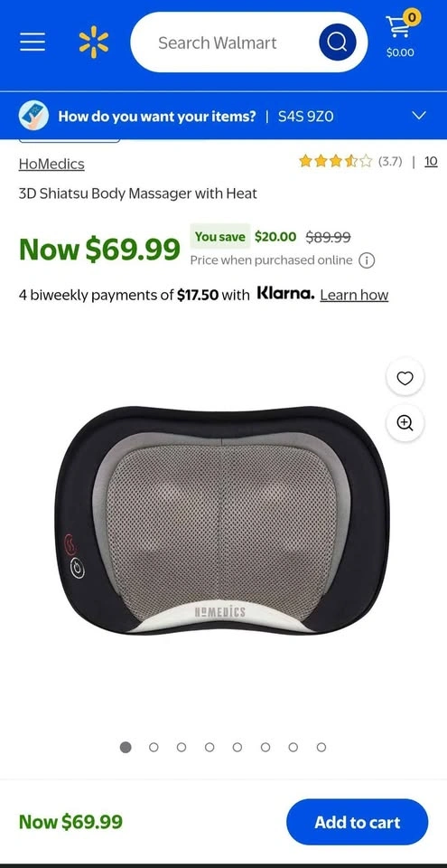HoMedics 3D Shiatsu Body Massager with Heat - photo 3