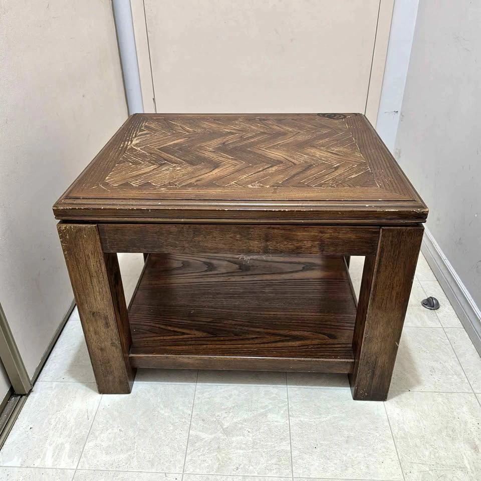 Wooden Side Table (Heavy)