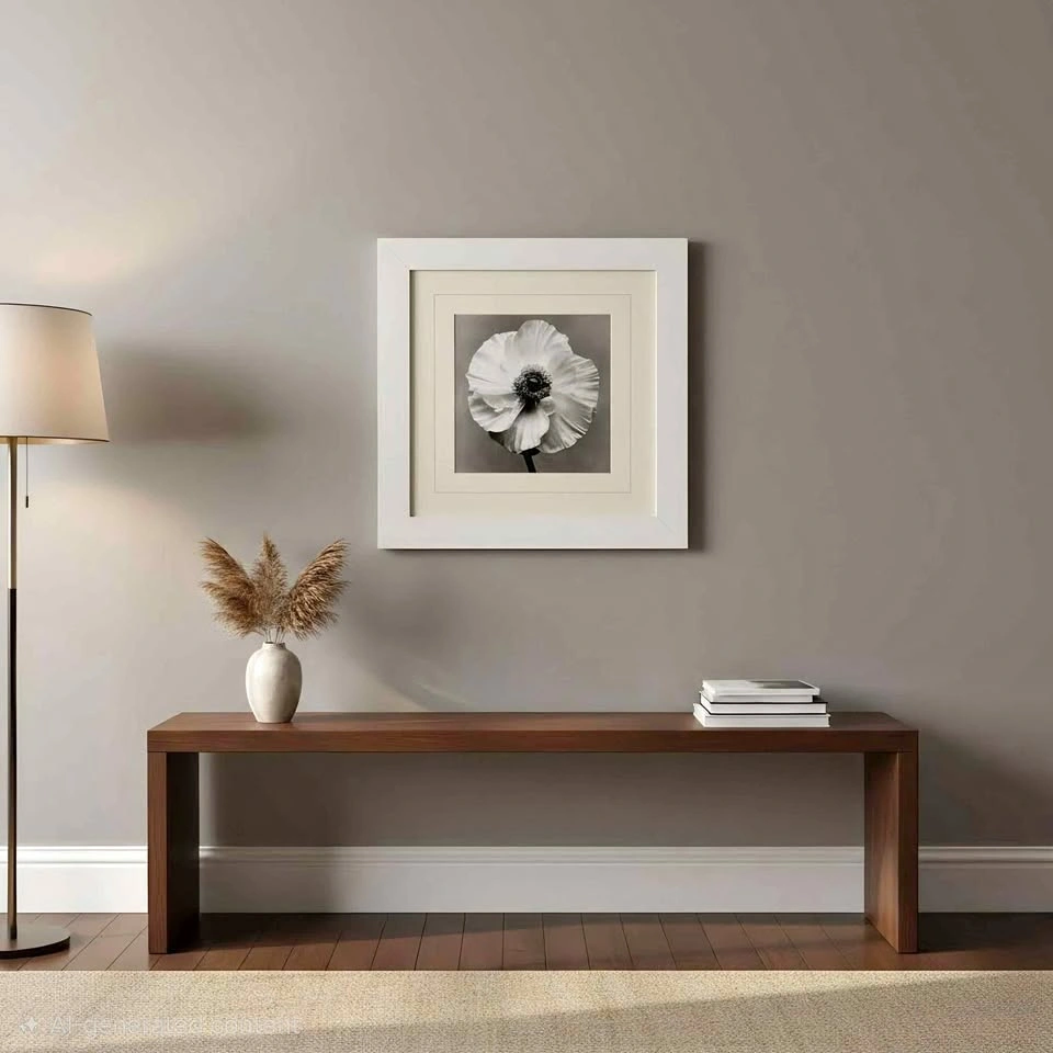 Framed White and Black Photograph (Set of 2)