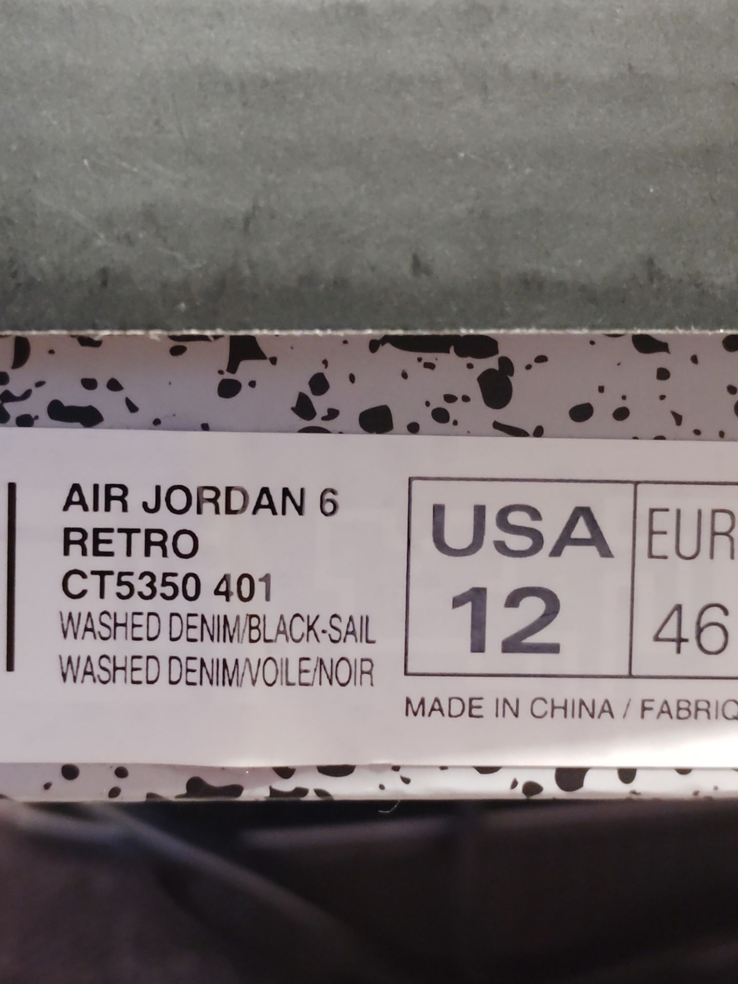 Jordan 6 Retro Washed Denim - photo 2
