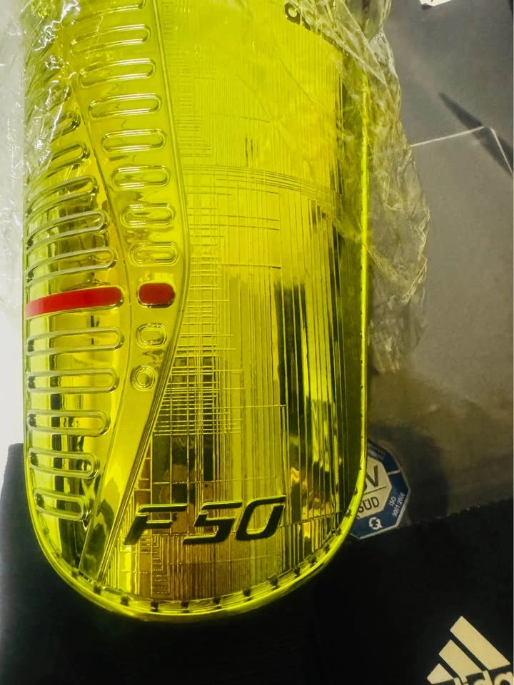Adidas F50 Performance Neon Yellow Soccer Shin Guards - XL - photo 4