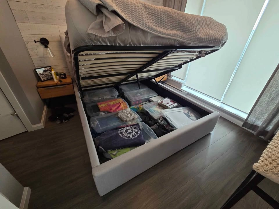 Queen Storage Bed Frame (No Mattress) - photo 4