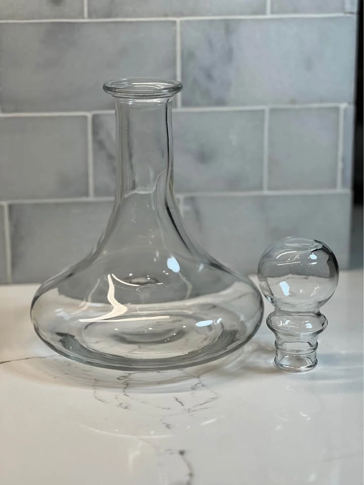 Vintage Glass Ships Decanter | 1960s Barware Bottle | Retro MCM - photo 5
