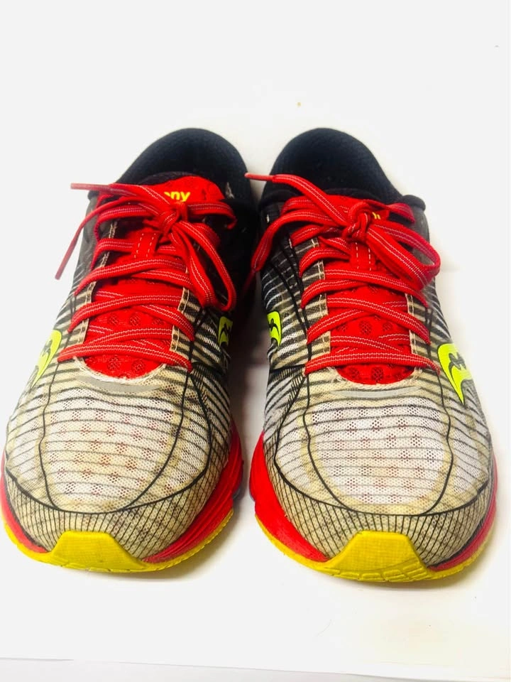 Saucony Men's Red and Black Running Shoes Size 8 - photo 3