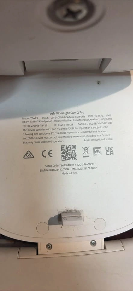 eufy Floodlight Cam 2 Pro T8423 - photo 3