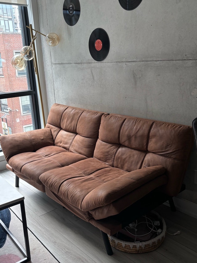 brown couch