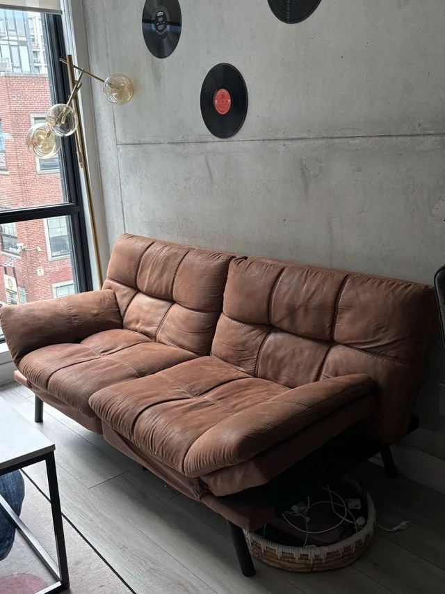 brown couch
