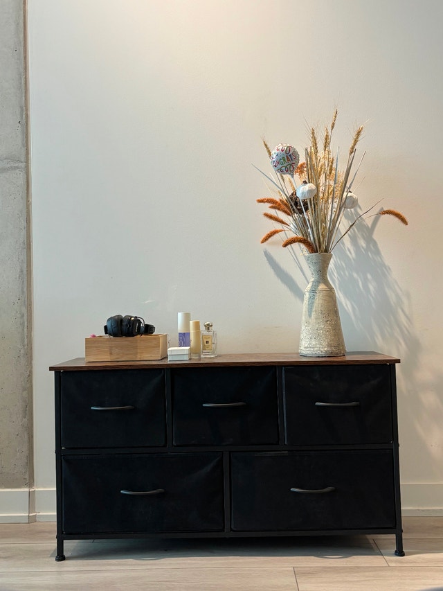 Black Storage Cabinet