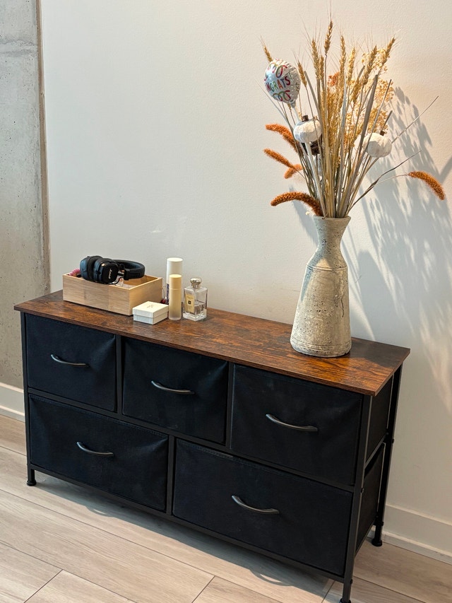 Black Storage Cabinet - photo 2