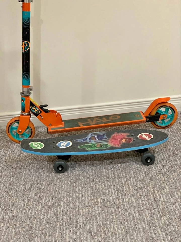 Kids Scooter and Skateboard