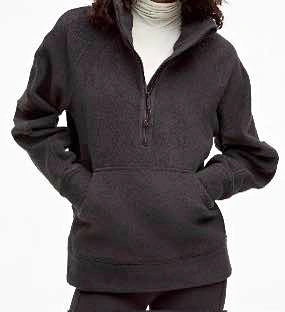 Scuba Tumbled Fleece Funnel-Neck Half Zip