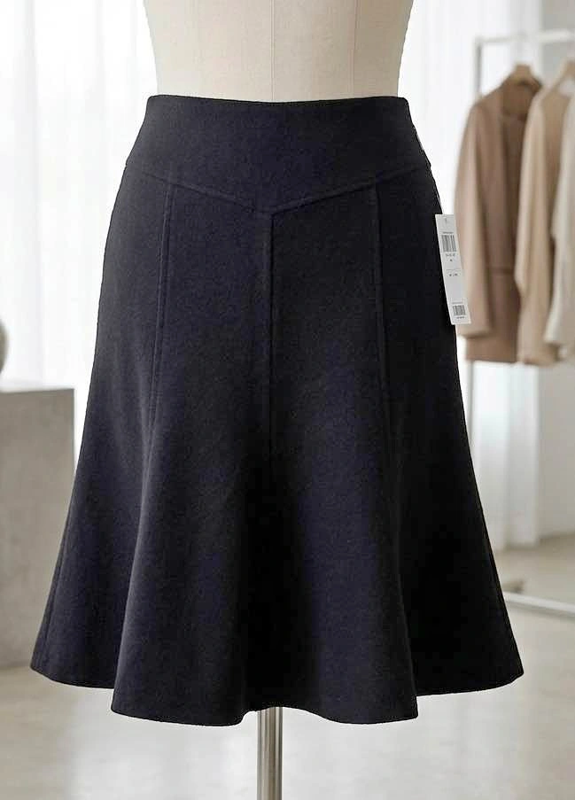 Black A-Line Skirt XS