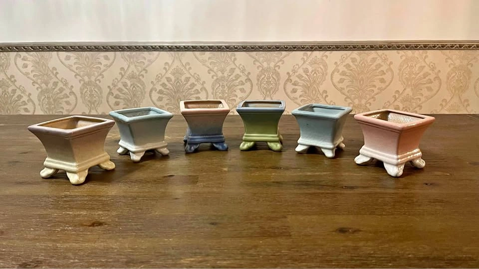 Nordic Style Ceramic Planter Pots: Succulent/Bonsai - 1/2