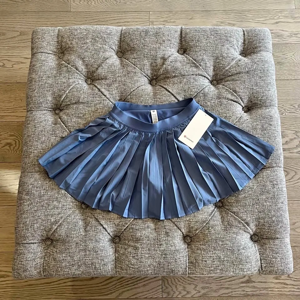 Lululemon High-Rise Pleated Tennis Skirt - Prep Blue - Size 6
