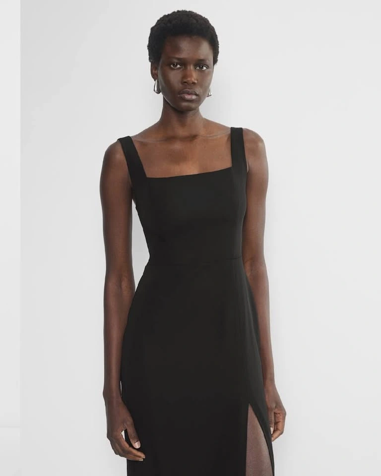 Aritzia 90s Slit Midi Dress - Size 10 - photo 2