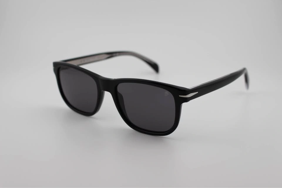 David Beckham Black Men’s Rectangular Sunglasses New With Case - photo 2
