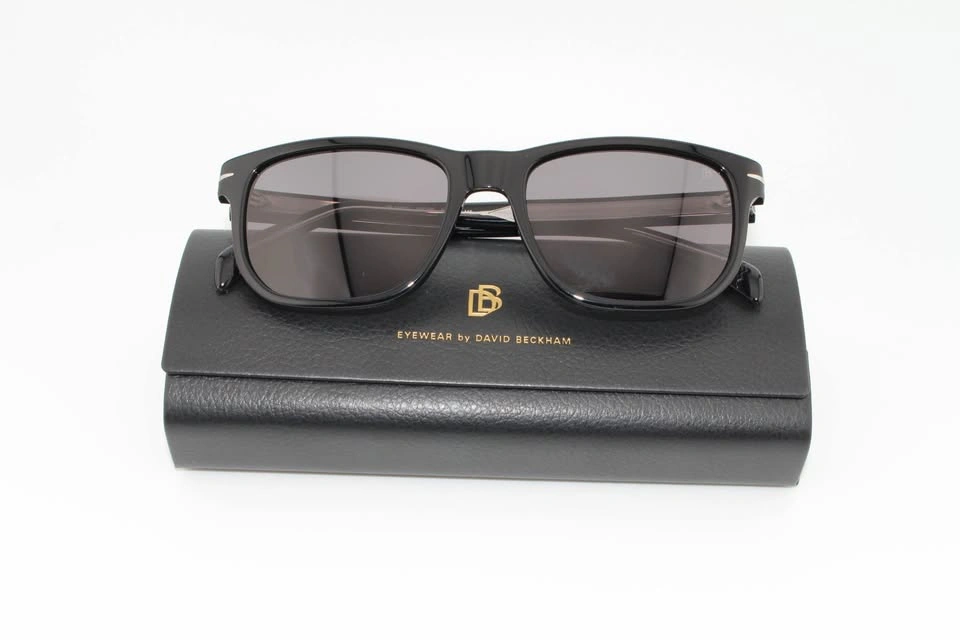 David Beckham Black Men’s Rectangular Sunglasses New With Case - photo 5