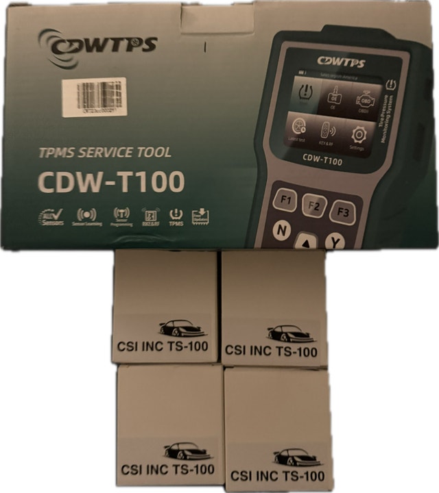 CDWTPS 8-Sensor TPMS Pro Kit w/ OBD2 Reader