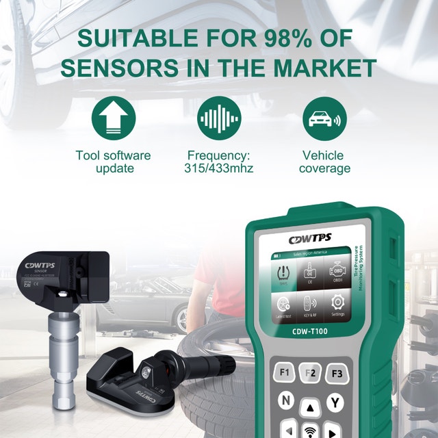 CDWTPS 8-Sensor TPMS Pro Kit w/ OBD2 Reader - photo 5