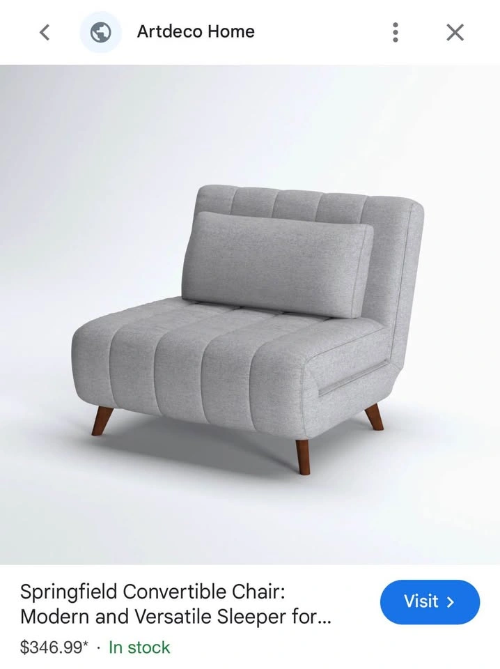 Convertible Loveseat - Artdeco Home Taghusa - photo 2