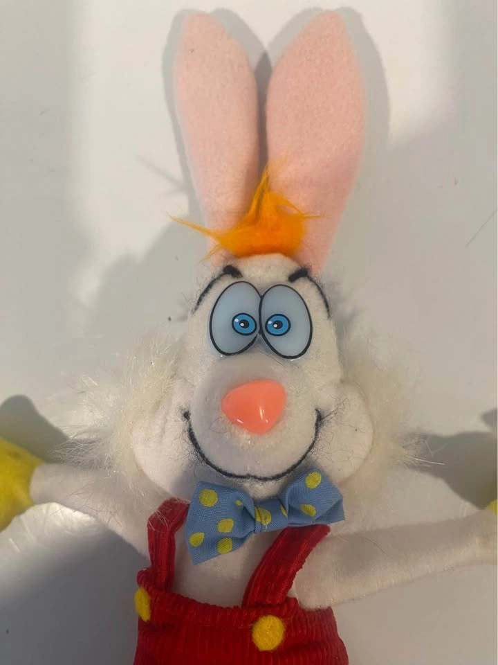 Vintage 1987 Roger Rabbit Plush Suction Cup Window Cling Disney - photo 2