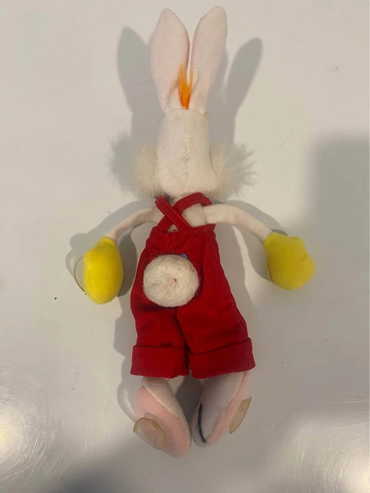 Vintage 1987 Roger Rabbit Plush Suction Cup Window Cling Disney - photo 3