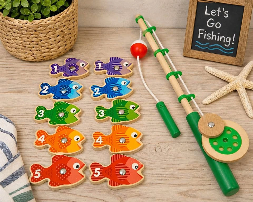 Melissa & Doug Magnetic Fishing Game Toy
