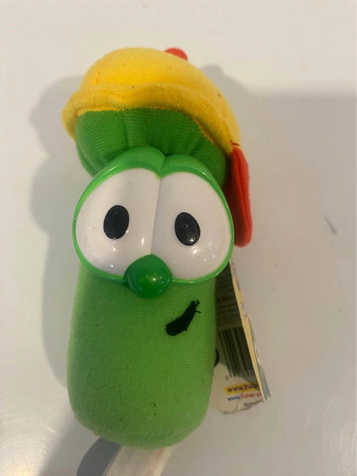 Vintage VeggieTales Jr Asparagus & Bob Tomato Plush Lot - photo 5