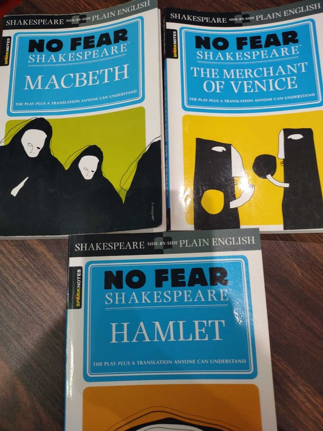 No Fear Shakespeare: Hamlet, Macbeth, The Merchant of Venice