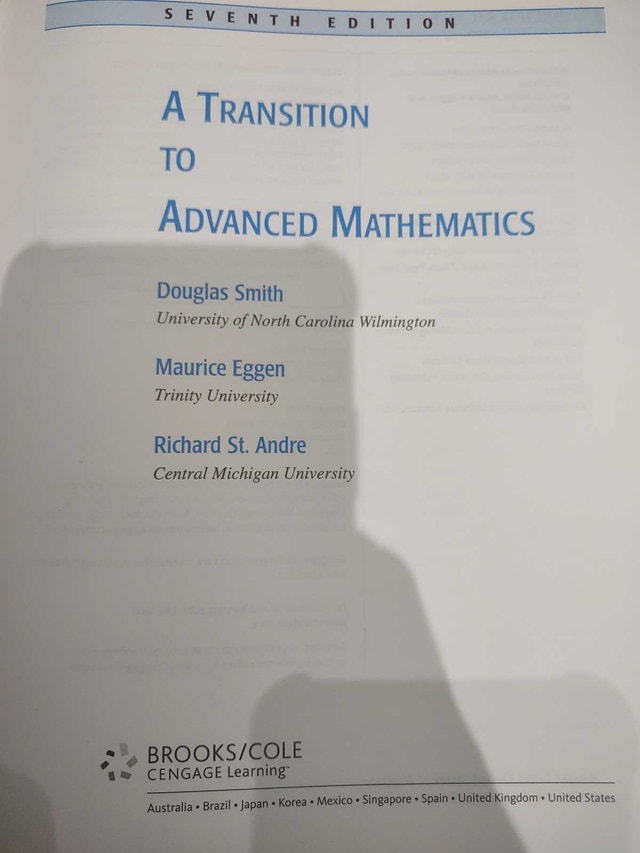 A Transition to Advanced Mathematics - photo 2