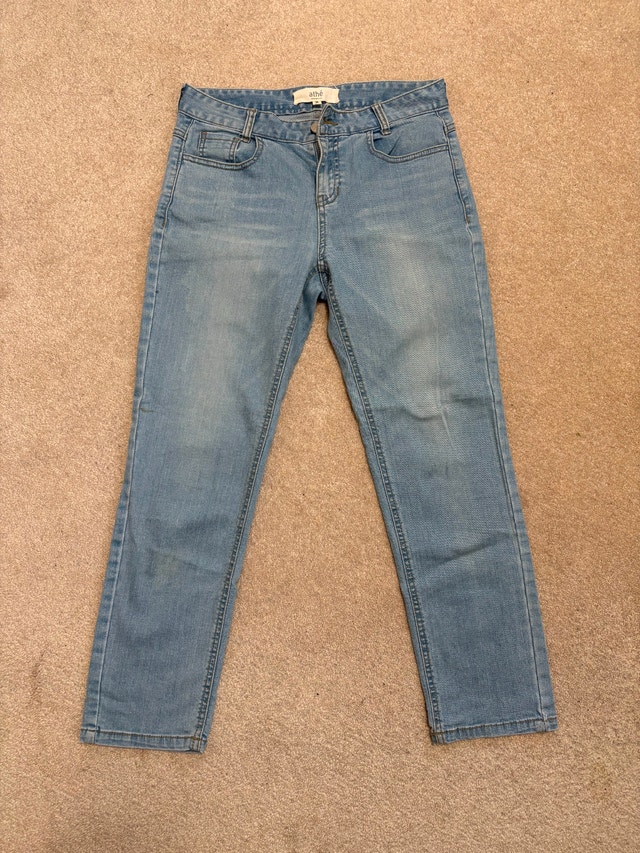 Women's Light Blue Jeans from Korea - photo 2