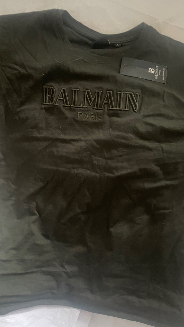 Balmain logo embroider Cotten t-shirt