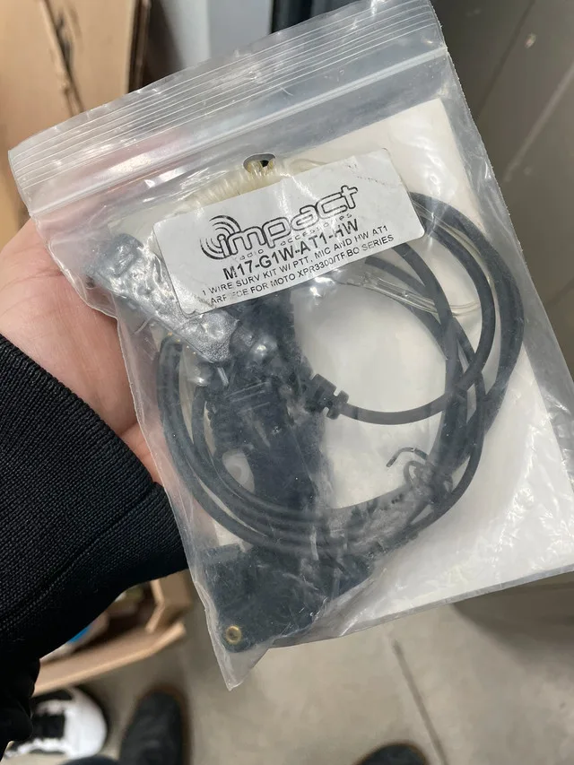 Security radio microphone image indicator(2)