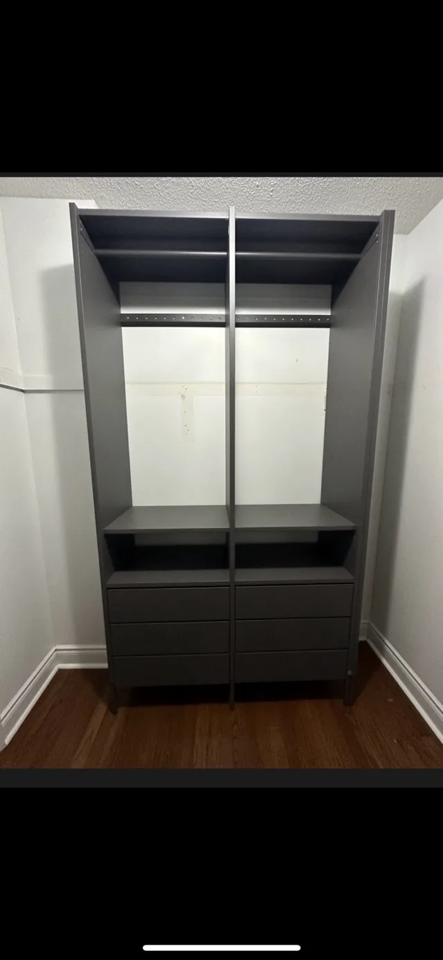 IKEA AURDAL Closet System – Dark Grey image indicator(3)