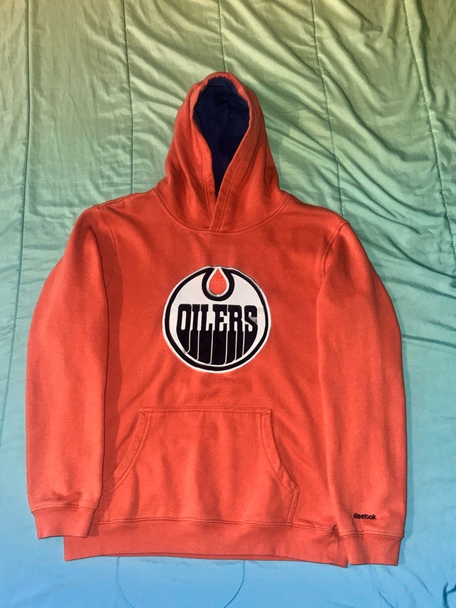 Reebok Oilers Pull Over Hoodie